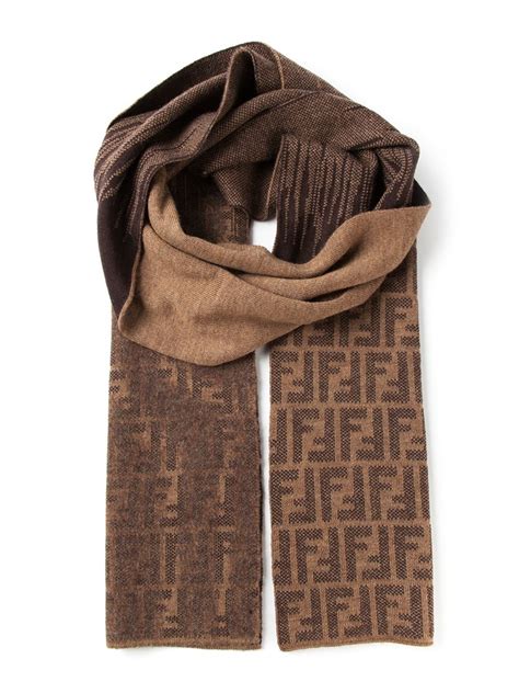 fendi scarf with fur|Fendi scarf men's.